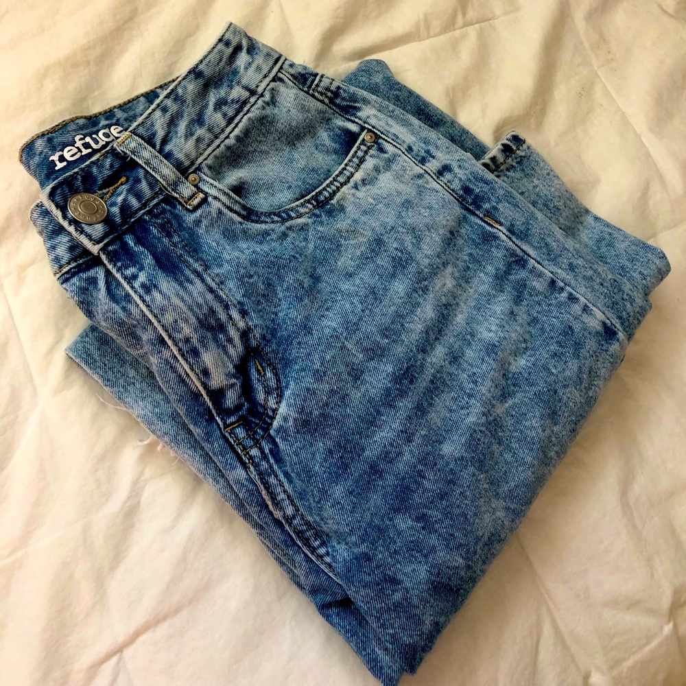Refuge Wide leg ripped Jeans